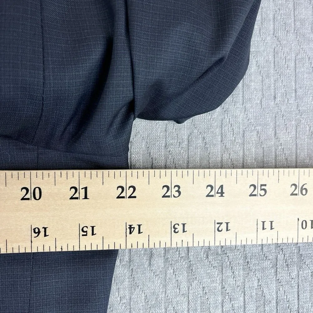 Peter Millar Aqua Nanoluxe Mens (44) formal business blazer navy blue two button